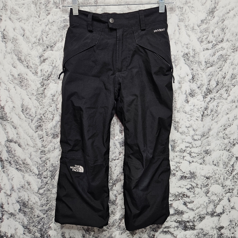 The North Face Boys Hyvent Snow Pant, Black Small 7/8 Outdoor Skiing